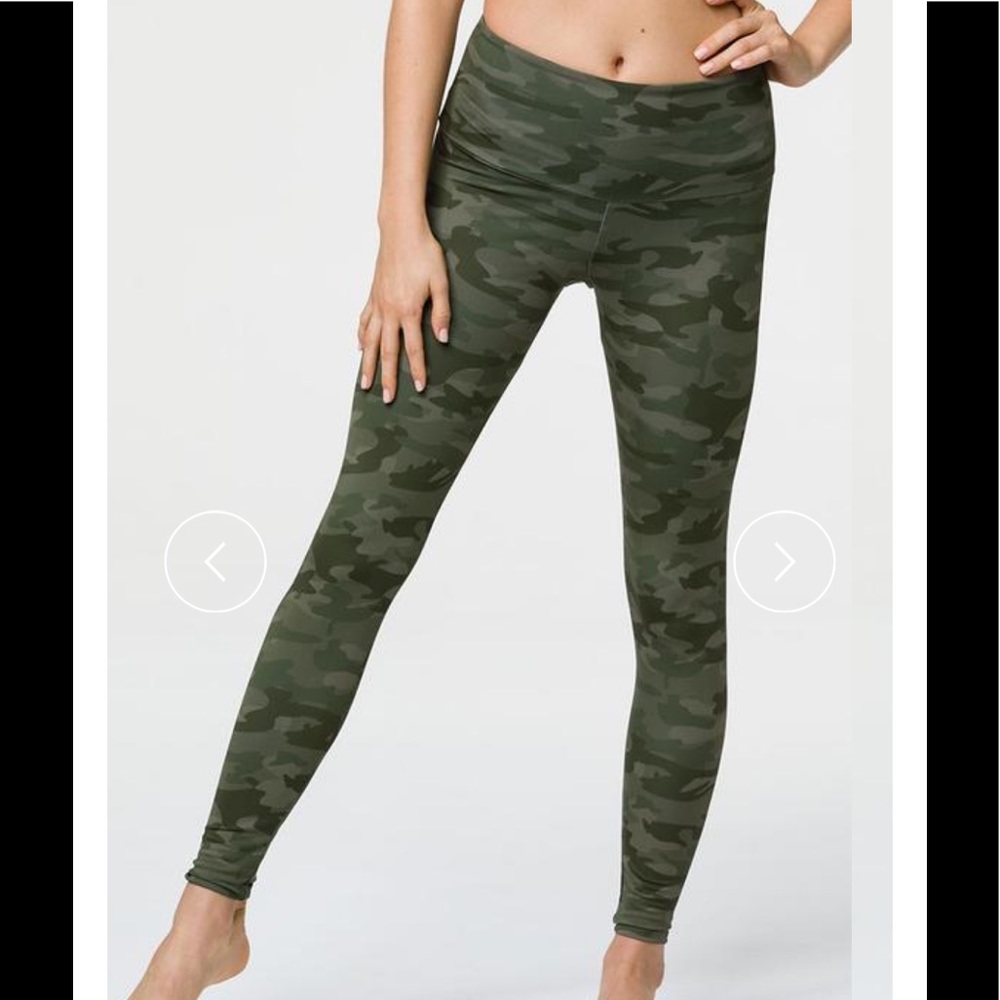ONZIE HIGH RISE LEGGING - MOSS CAMO